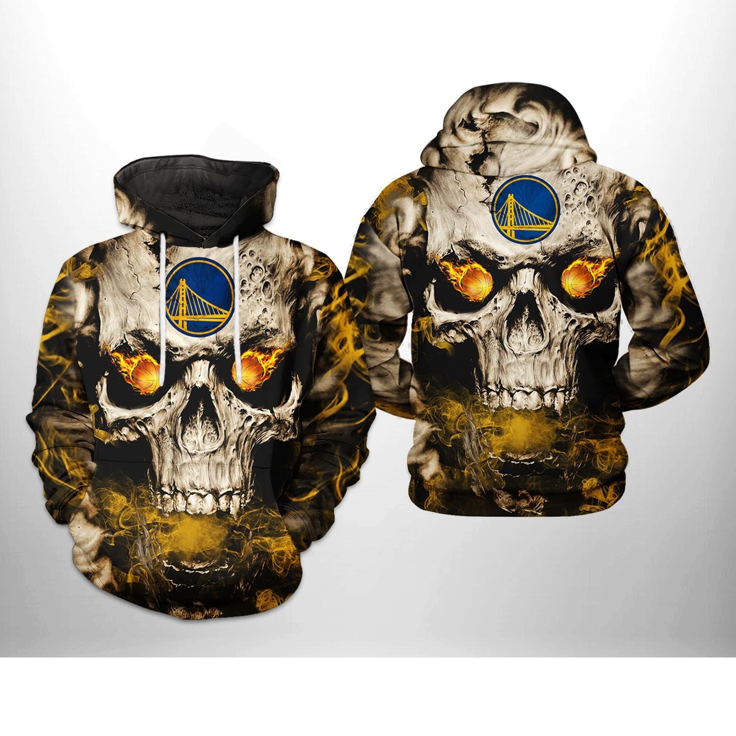 Golden State Warriors Skull Hoodie
